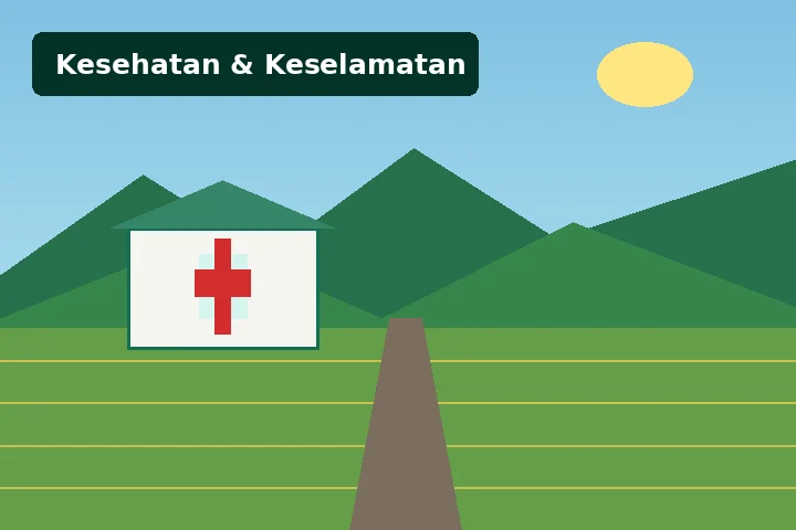 Ilustrasi Kesehatan & Keselamatan Warga Jati Baru