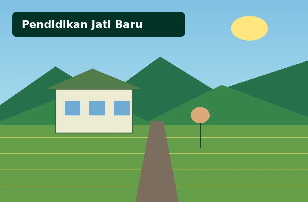Ilustrasi Pertanian & pertanian, budaya lokal dan UMKM Desa Jati Baru